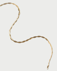 Loeffler Randall / Kennedy Gold Twisted Chain Necklace