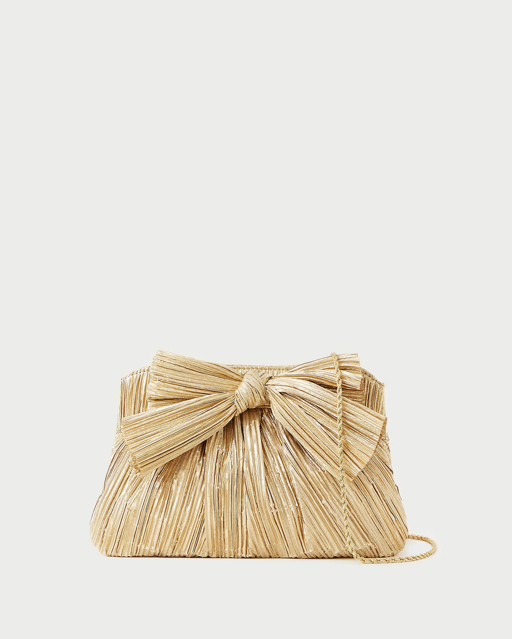 Loeffler Randall / Rayne Gold Bow Clutch