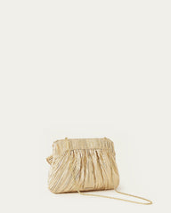 Loeffler Randall / Rayne Gold Bow Clutch