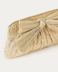 Loeffler Randall / Rayne Gold Bow Clutch