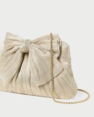 Loeffler Randall / Rayne Platinum Bow Clutch