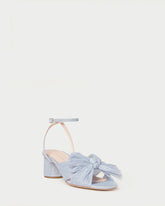 Loeffler Randall / Dahlia Blue Pleated Bow Heel