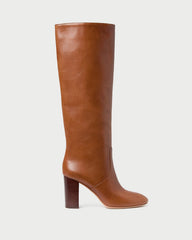 Loeffler Randall / Goldy Safari Leather Tall Boot