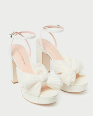 Loeffler Randall / Natalia Pearl Platform Bow Heel