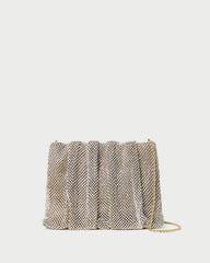 Loeffler Randall / Ember Gold Diamante Gathered Clutch
