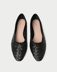 Loeffler Randall / Landry Black Woven Ballet Flat