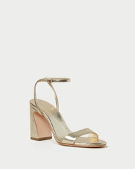 Loeffler Randall / Malia Champagne Curved-Heel Sandal