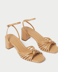 Loeffler Randall / Olivia Dune Knot Mid-Heel Sandal