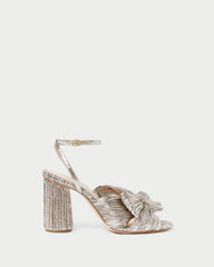 Loeffler Randall / Camellia Champagne Pleated Bow Heel