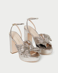 Loeffler Randall / Natalia Champagne Platform Bow Heel