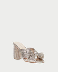 Loeffler Randall / Penny Champagne Pleated Bow Heel