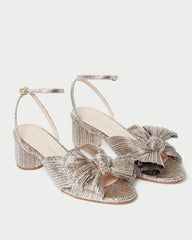 Loeffler Randall / Dahlia Champagne Pleated Bow Heel