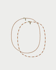 Loeffler Randall / Soo Amber/Cream Necklace Set