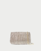 Loeffler Randall / Brit Champagne Flat Pleated Clutch