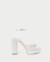 Loeffler Randall / Rivka Cream Knot Platform Sandal
