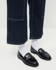 Loeffler Randall / Rachel Black Leather Loafer