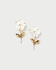 Loeffler Randall / Mai Gold/Pearl Flower Earrings