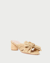 Loeffler Randall / Emilia Natural Pleated Bow Heel