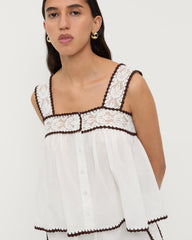 Loeffler Randall / Marta Sleeveless Top