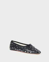 Loeffler Randall / Landon Black/Silver Ballet Flat