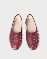 Loeffler Randall / Landon Wine/Silver Ballet Flat