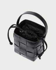 Loeffler Randall / Laith Black Leather Bucket Bag