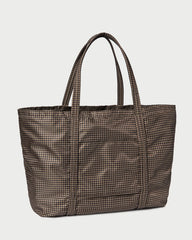 Loeffler Randall / Dina Brown/Black Check Travel Tote