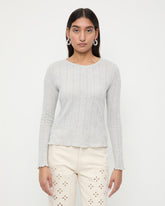Loeffler Randall / Lolo Pointelle Long-Sleeve Tee
