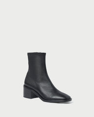 Loeffler Randall / Roxy Black Leather Ankle Bootie