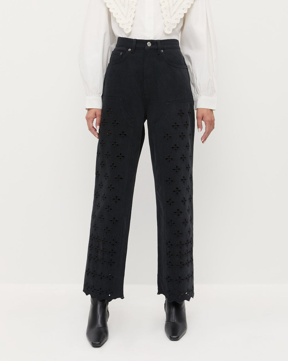 Loeffler Randall / Demi Embroidered Pant