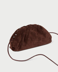 Loeffler Randall / Bailey Espresso/Silver Dome Clutch