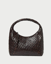Loeffler Randall / Willow Chocolate Woven Hobo Bag