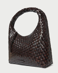 Loeffler Randall / Willow Chocolate Woven Hobo Bag