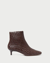 Loeffler Randall / Marcella Espresso Woven Ankle Boot