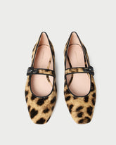 Loeffler Randall / Ginger Leopard Velvet Mary Jane