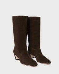 Loeffler Randall / Cleo Brown Suede Mid-Calf Boot