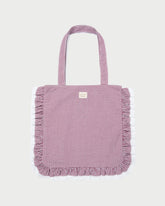 Loeffler Randall / Justine Maroon Ruffle Tote