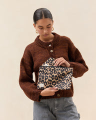 Loeffler Randall / Tracy Leopard Pouch Set