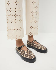 Loeffler Randall / Cooper Leopard Mary Jane Sneaker