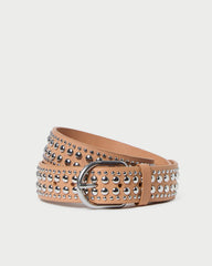 Loeffler Randall / Isaac Honey/Silver Studded Belt