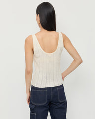 Loeffler Randall / Rylee Pointelle Tank Top