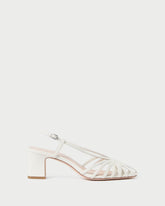 Loeffler Randall / Priscilla Cream Heeled Sandal