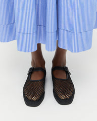 Loeffler Randall / Rita Black Netted Mary Jane