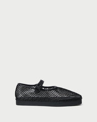 Loeffler Randall / Rita Black Netted Mary Jane
