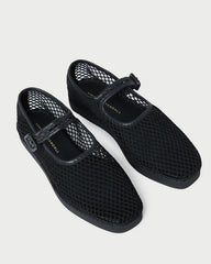 Loeffler Randall / Rita Black Netted Mary Jane