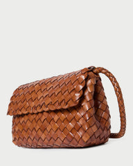 Loeffler Randall / Vinnie Timber Woven Leather Crossbody