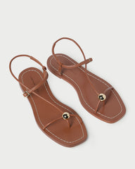 Loeffler Randall / Lara Timber Leather Sandal