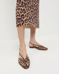 Loeffler Randall / Devon Leopard Slingback Sandal
