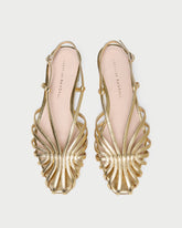 Loeffler Randall / Devon Gold Slingback Sandal