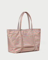 Loeffler Randall / Dina Brown Gingham Travel Tote